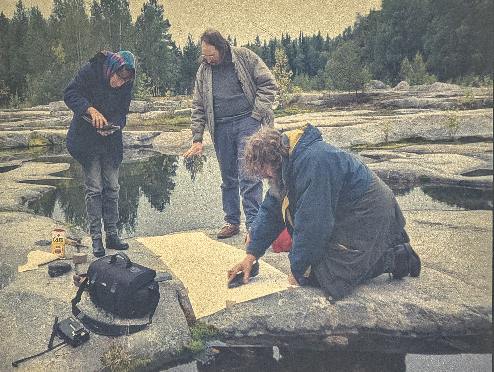20260317 Diavortrag Werner Laube   Karelien Felsenbilder 10