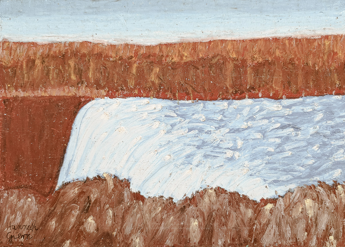 Hannah Giern Wasserfall, Acryl