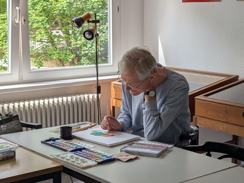 20250626 Max Becker beim Malen