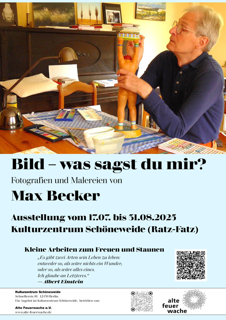 Plakat Ausstellung Bild Was