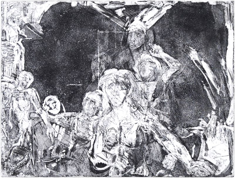 Bedrohte Gruppe zu Ehrenburg 1987   Jürgen Schnelle